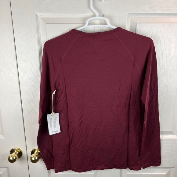 Men's Ibex Woolies Tech Merino Baselayer Long Sleeve Top Size Large - Picture 3 of 4